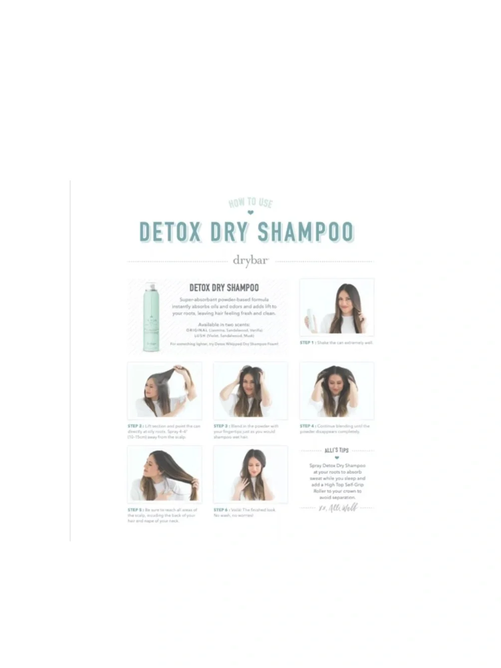 DRYBAR Detox Dry Shampoo Travel 0.35oz NIP